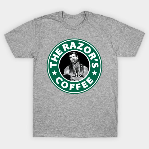 The Razor's Coffee T-Shirt by hitman514